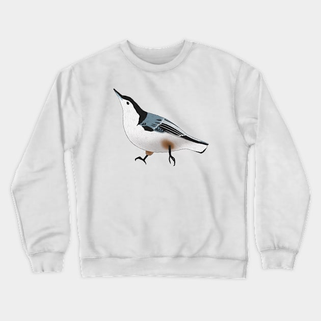 White-Breasted Nuthatch Crewneck Sweatshirt by MaggieCait